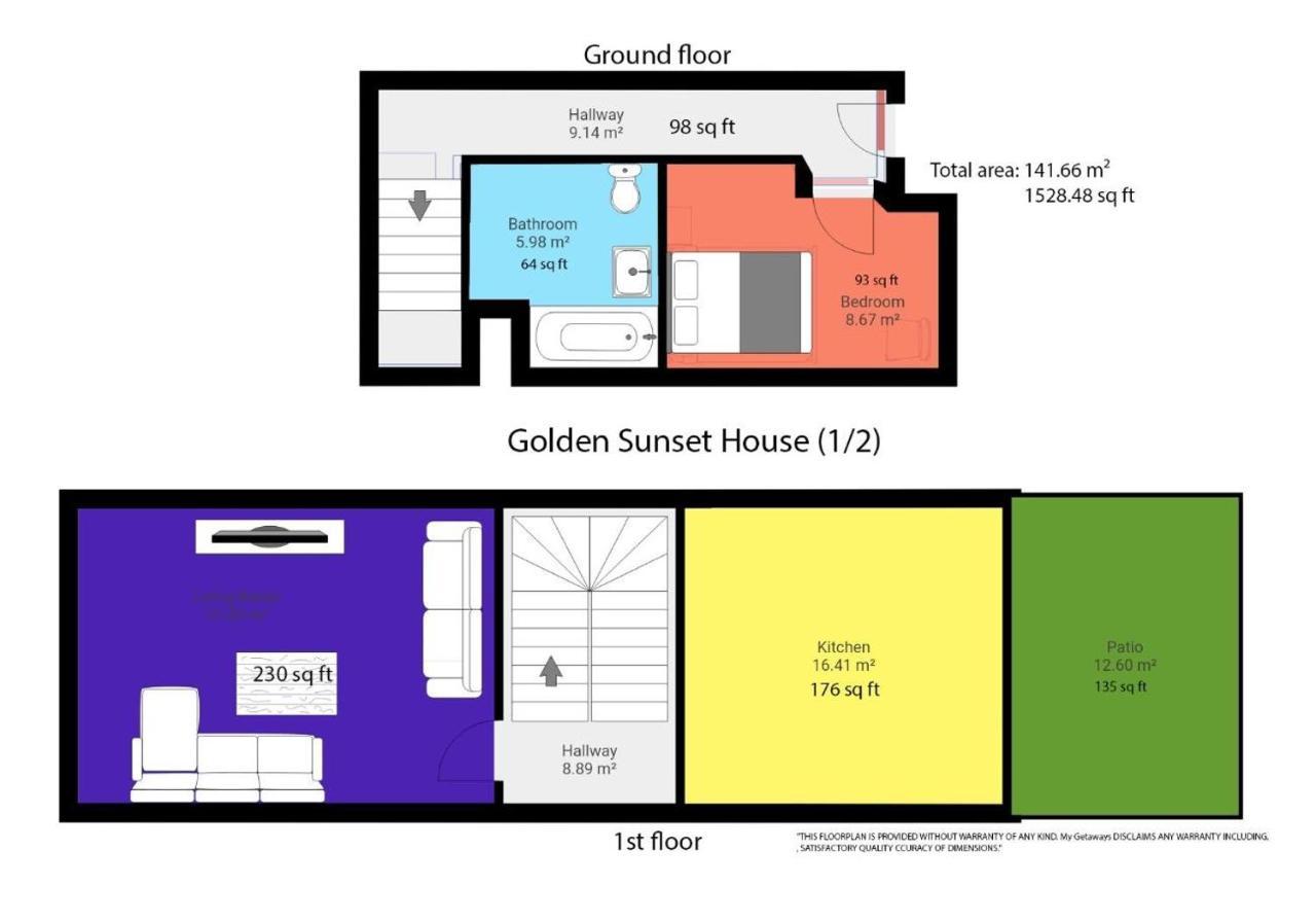 Villa Golden Sunset House With Free Parking By My Getaways Brighton Exterior foto
