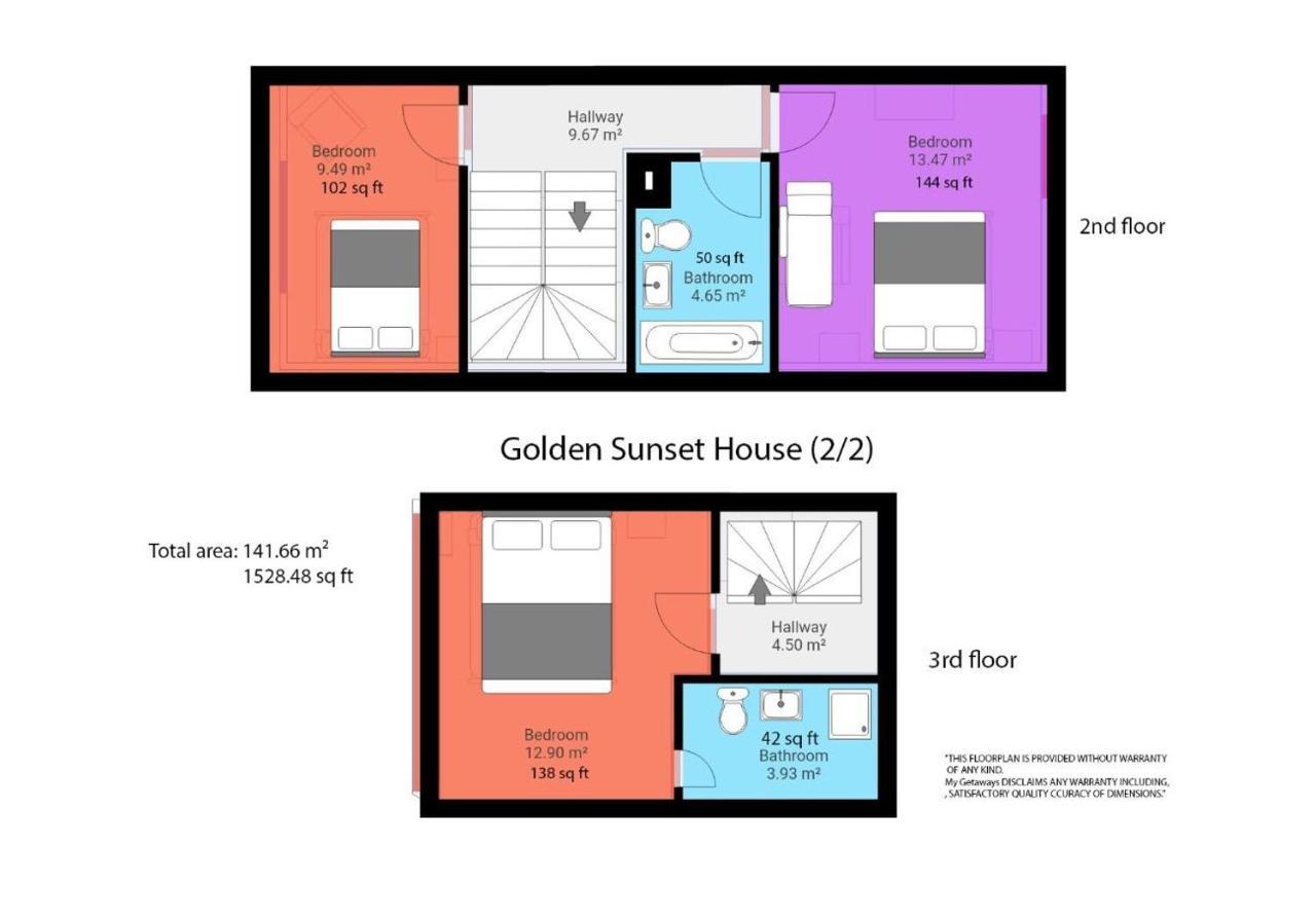 Villa Golden Sunset House With Free Parking By My Getaways Brighton Exterior foto